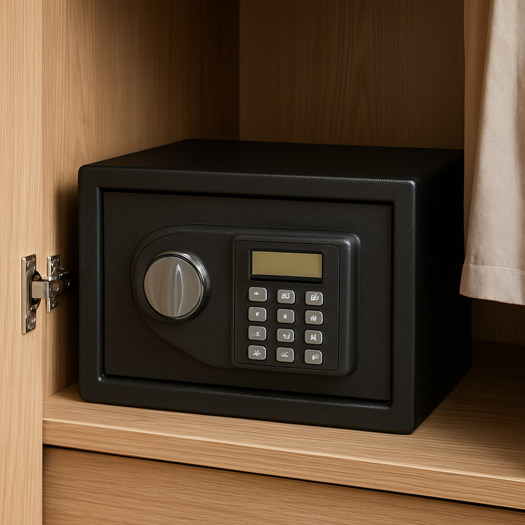 Két Sắt Mini Để Trong Tủ – Nhỏ Gọn, Kín Đáo, Bảo Vệ Tài Sản An Toàn Tuyệt Đối