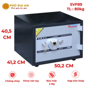 Két sắt Adelbank cánh đúc khóa vân tay SVF89
