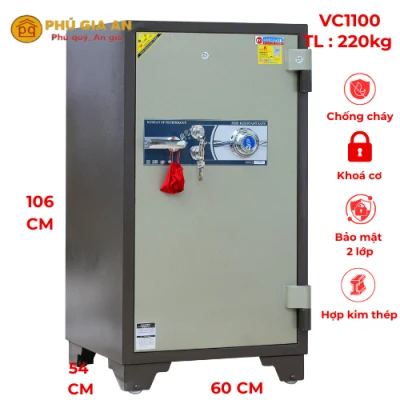 Két sắt cỡ lớn khóa cơ đổi mã Adelbank VC1100