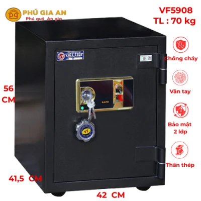 Két sắt siêu cường Việt Tiệp VF5908 vân tay - model 2024