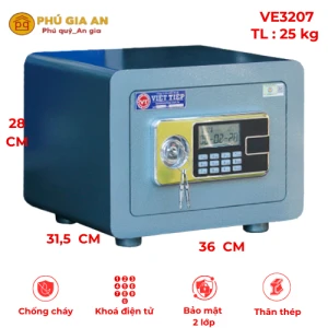 Két sắt Việt Tiệp siêu cường VE3207 điện tử báo động - Model mới