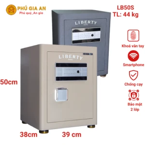 Két sắt Liberty LB50S vân tay mã số tích hợp App điện thoại thông minh