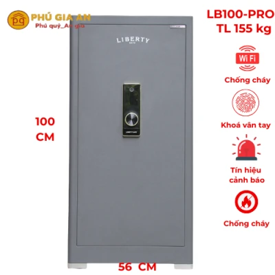 Két sắt Liberty LB100-PRO vân tay mã số tích hợp App điện thoại thông minh