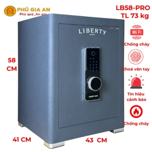 Két sắt Liberty LB58-PRO vân tay mã số tích hợp App điện thoại thông minh