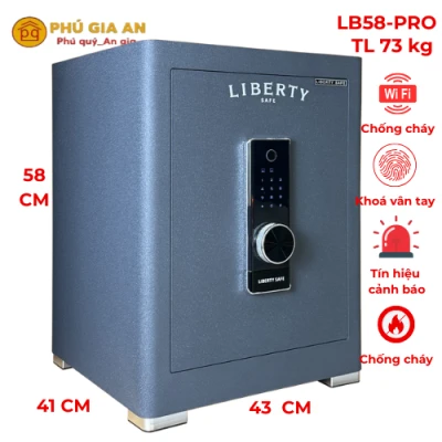Két sắt Liberty LB58-PRO vân tay mã số tích hợp App điện thoại thông minh