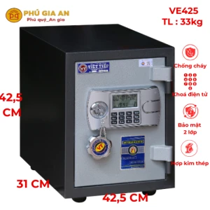 Két sắt phong thủy điện tử báo động VE425 (Hưng Vượng)