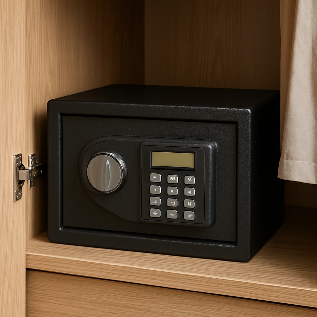 Két Sắt Mini Để Trong Tủ – Nhỏ Gọn, Kín Đáo, Bảo Vệ Tài Sản An Toàn Tuyệt Đối