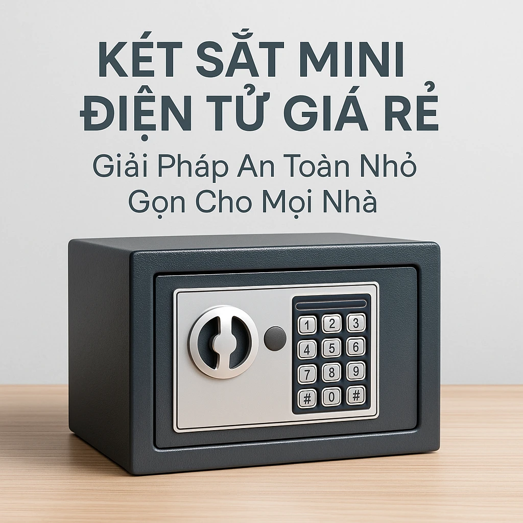 Két Sắt Mini Điện Tử Giá Rẻ – Bảo Mật Nhỏ Gọn, Tiết Kiệm Tối Ưu
